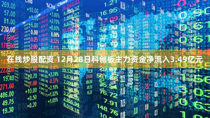 在线炒股配资 12月28日科创板主力资金净流入3.49亿元