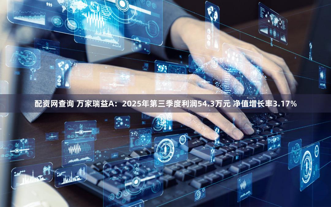 配资网查询 万家瑞益A：2025年第三季度利润54.3万元 净值增长率3.17%