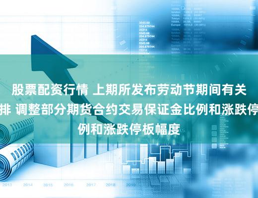 股票配资行情 上期所发布劳动节期间有关工作安排 调整部分期货合约交易保证金比例和涨跌停板幅度